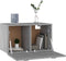 vidaXL - Wandkast - 60x36,5x35 - cm - bewerkt - hout - grijs - sonoma - eikenkleurig