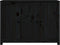 vidaXL - Dressoir - 100x35x74 - cm - massief - grenenhout - zwart