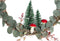 Kerstversiering DKD Home Decor LED Licht Boomstructuur (2 Stuks) (30 x 2 x 30 cm)