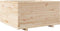 vidaXL - Plantenbak - 90x90x49,5 - cm - massief - grenenhout