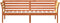 vidaXL - Slaapbank - zonder - matras - 90x200 - cm - massief - grenenhout - wasbruin