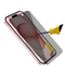 BeHello iPhone 15 - Privacy Glass Screenprotector - H9-hardheid - Zwart