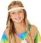Dressforfun Meisjeskostuum bloemenkind 164 - Verkleedkleding hippie kostuum - Kleurrijke jurk met bloemen - (13-14y)