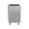 SMEG CX91GMXNLK - Vrijstaand fornuis gas/elektro - 5 kookzones 115 liter - Mat zwart
