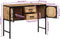 vidaXL - Hoge - kast - 100x35x75 - cm - massief - ruw - mangohout
