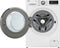 LG F4WR7012 - Wasmachine - 11 kg - 1350 tpm - TurboWash™ 39 - AI DD™ - Steam - Wit met zwarte deur