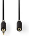 Nedis CABW22050AT100 - Kabel 3.5mm analoog - Grijs