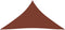 vidaXL - Zonnescherm - driehoekig - 3x4x4 - m - oxford - stof - terracottakleurig