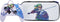 PowerA 617885028649 - Gamecontroller - Geavanceerde Bedrade controller met Master Sword - Blauw Wit