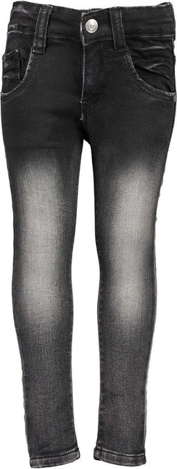 Blue Seven - jongensbroek - denim met stretch - zwart