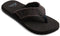 Quiksilver Monkey Abyss - Heren Slippers - EVA tussenzool - Black/Black/Brown - Maat 45