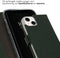 Selencia iPhone 14 - Echt Lederen Bookcase - Schokbestendig - Groen