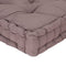 vidaXL - Palletvloerkussens - 2 - st - katoen - taupe