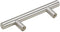 vidaXL - Handvatten - 10 - st - 64 - mm - roestvrij - staal - zilverkleurig