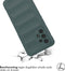 iMoshion Hoesje Geschikt voor Samsung Galaxy A33 Hoesje Siliconen - iMoshion EasyGrip Backcover - Donkergroen