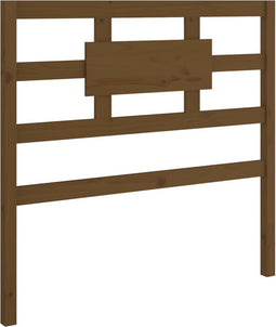 vidaXL - Hoofdbord - 105,5x4x100 - cm - massief - grenenhout - honingbruin