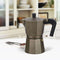 Italiaanse Koffiepot Feel Maestro MR-1666-6-BROWN Zwart Brons Aluminium 300 ml 6 Kopjes