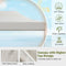 Coast Instant Partytent 300 x 445 cm - Verstelbare Hoogte - Waterafvoer - Beige
