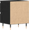 vidaXL - Bedside - Cabinets - 2 - st - Black - Oak - 40x35x50 - cm - Gefabriceerd - Hout