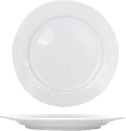 Linea White - Plat Bord - Ø25.5cm - 6 pack