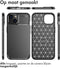 iMoshion Hoesje Geschikt voor iPhone 14 Plus Hoesje Siliconen - iMoshion Carbon Softcase Backcover - Zwart