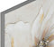 Schilderij Home ESPRIT Wit Beige Canvas Hout MDF Bloem Romantiek 50 x 2,5 x 50 cm (2 Stuks)