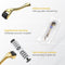Nuvance Dermaroller - 540 Micro Naalden 0.5mm - Baardroller Haargroei - Goud