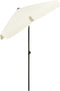 vidaXL - Strandparasol - 180x120 - cm - zwart