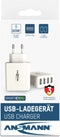 Ansmann HC430 - USB-oplader 30 W 4x USB-A - Wit