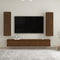 vidaXL - Tv-wandmeubels - 2 - st - 30,5x30x110 - cm - bruin - eikenkleur