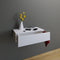 VCM Houten Halmeubels Decoratieve Wandplank Wandlade Blado Maxi Houten Halmeubels Decoratieve Wandplank Wandlade Blado Maxi