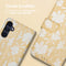 iMoshion Hoesje Geschikt voor Samsung Galaxy A34 (5G) Hoesje Met Pasjeshouder - iMoshion Design Bookcase smartphone - Geel / Yellow Flowers