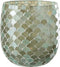 J-Line windlicht Mozaiek - glas - aqua - large