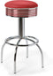 Bel Air Retro Barkruk BS-30 Rood