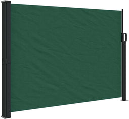 vidaXL - Tuinscherm - uittrekbaar - 140x600 - cm - donkergroen