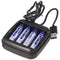 AAA 1.5V 1100mWh typically 700mAh lithium ion battery rechargeable only with a special charger
