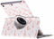 Tablet Hoes Geschikt voor iPad Mini 1 (2012) / iPad Mini 2 (2013) / iPad Mini 3 (2014) - 360° Draaibare Design Bookcase - Wit / Roze /Flamingo