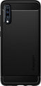Spigen Samsung Galaxy A70 - Backcase Rugged Armor - Stevige opstaande randen - Zwart
