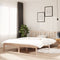 vidaXL - Bedframe - massief - hout - 140x190 - cm