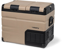 Steamy SECTA45 - Dual Zone Elektrische Compressor Koelbox - 45 liter - 12V en 230V - Sandstone