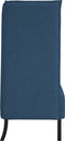 vidaXL - Hoge - Rug - Bank - Blauw - 109x56x121 - cm - Stof