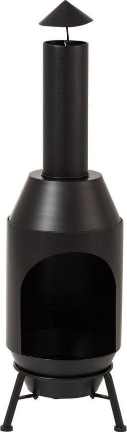 J-Line vuurschaal - metaal - zwart