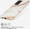 Selencia Aurora Fashion Backcover geschikt voor de Samsung Galaxy A33 - Duurzaam hoesje - 100% gerecycled - Wit Marmer