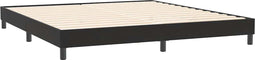 vidaXL - Bedframe - zonder - matras - 200x220 - cm - fluweel - zwart