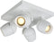 Lucide PRESTON - Plafondspot Badkamer - 4xGU10 - IP44 - Wit