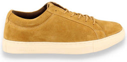 JACK&JONES JFWGALAXY SUEDE - Lage sneakers - Suede met fijne pasvorm - Cognac