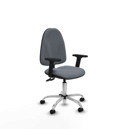 Piqueras y Crespo B2D05RF - Bureaustoel - Hoogteverstelbaar met armleuning - Grijs