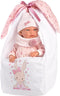 Llorens full body babypop meisje Nica met draagtas en speen 40 cm