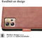 iMoshion Hoesje Geschikt voor Motorola Edge 30 Fusion Hoesje Met Pasjeshouder - iMoshion Luxe Bookcase - Bruin