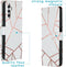 iMoshion Hoesje Geschikt voor Samsung Galaxy A14 (5G) Hoesje Met Pasjeshouder - iMoshion Design Softcase Bookcase - Wit / White Graphic